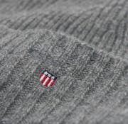Wool Lined Beanie - Dark Grey Melange